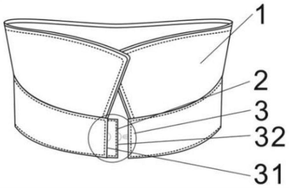 Collar with double-gear adjusting structure for Zhongshan dress