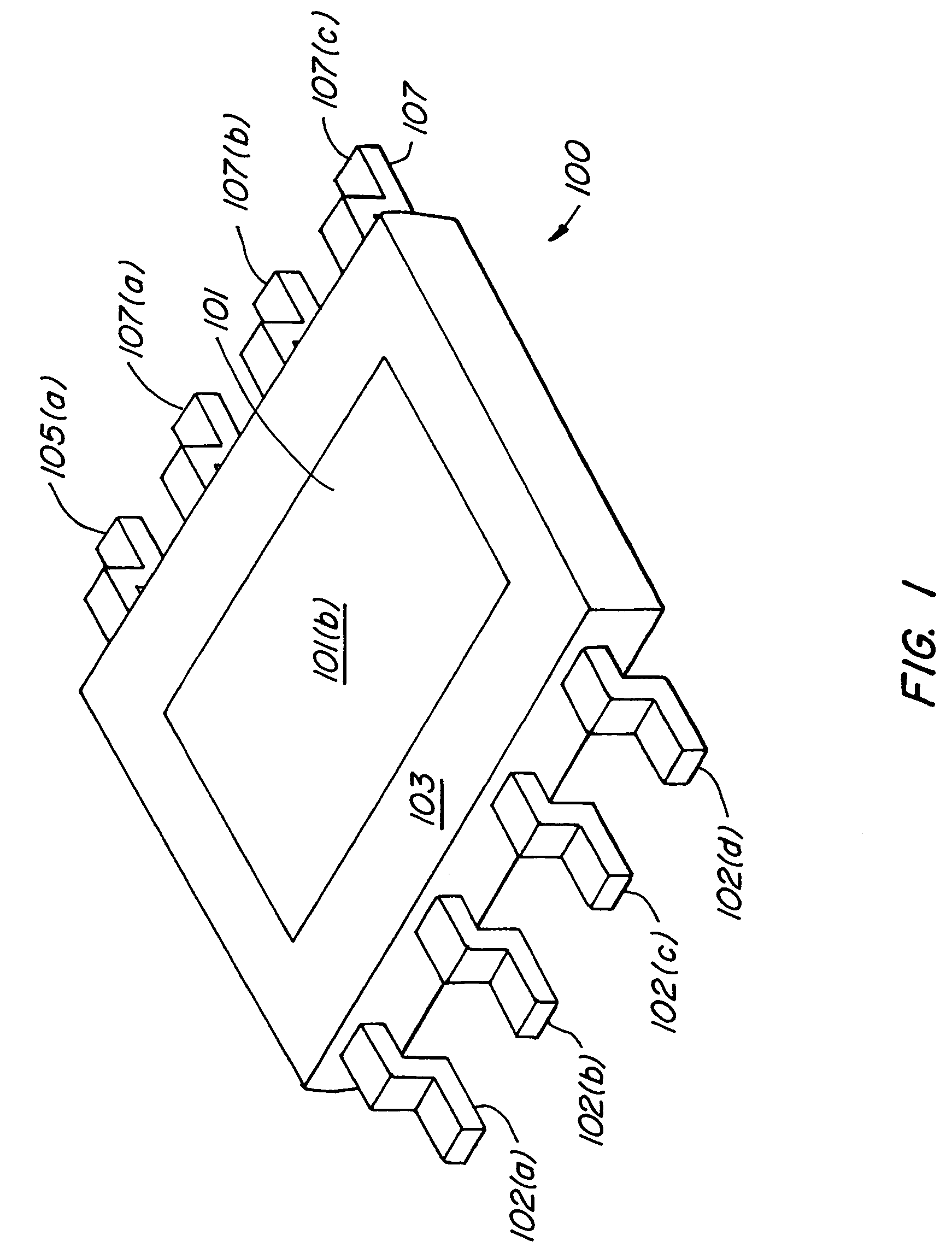 Thin, thermally enhanced molded package with leadframe having protruding region