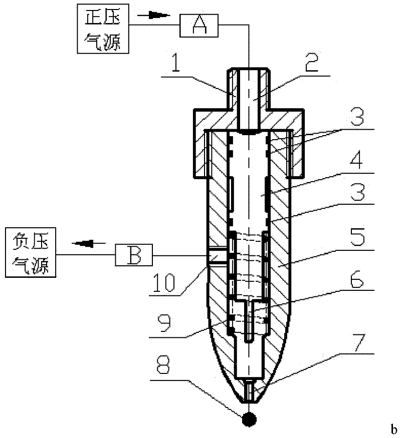 Seeding nozzle with self-cleaning and anti-blocking functions and seeding device with nozzle