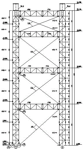 Tower special for semi-submersible drilling platform and installation method thereof