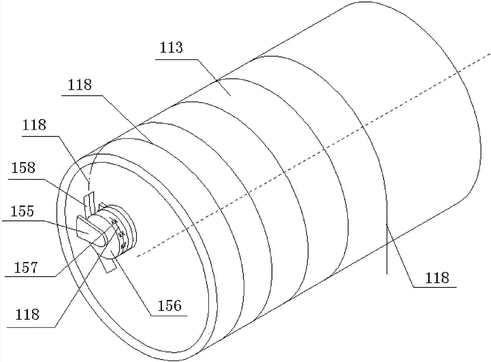 Building with multifunctional reeling-off device