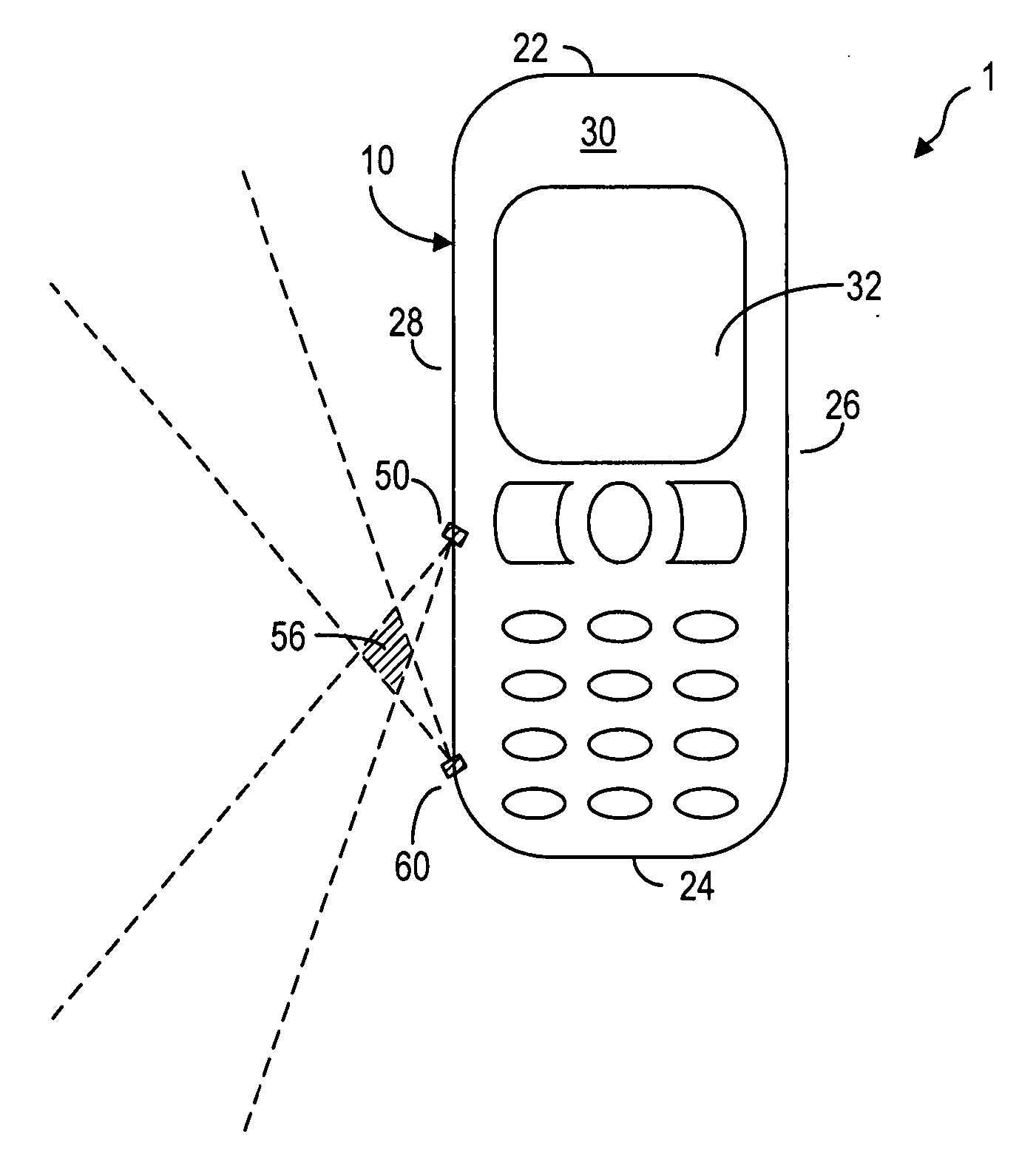 Electronic device having a proximity detector