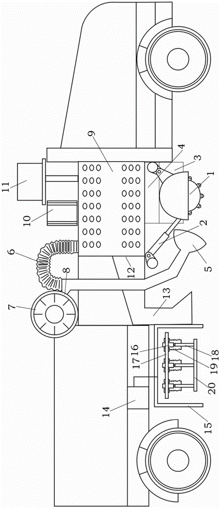 An integrated system device for asphalt pavement planing, milling and repairing