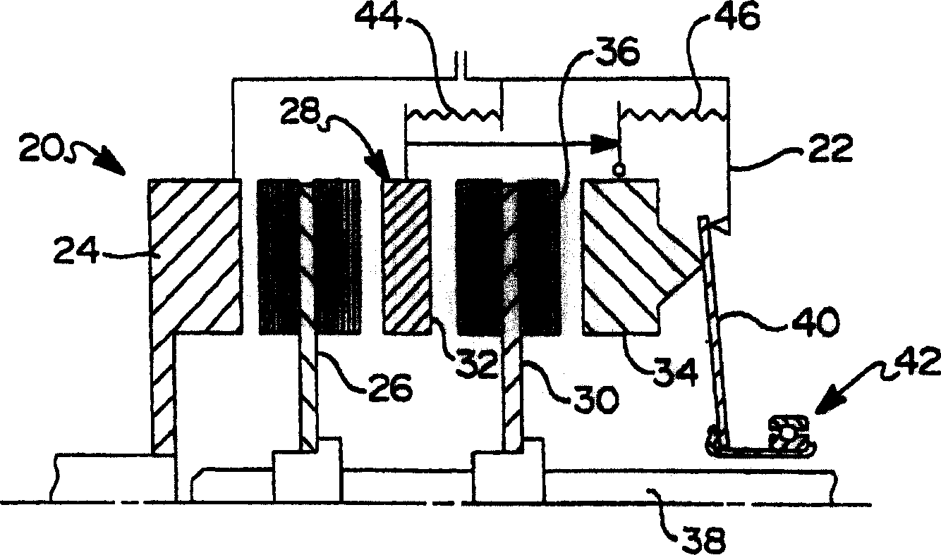 Friction clutch with intermediate plate mounting system