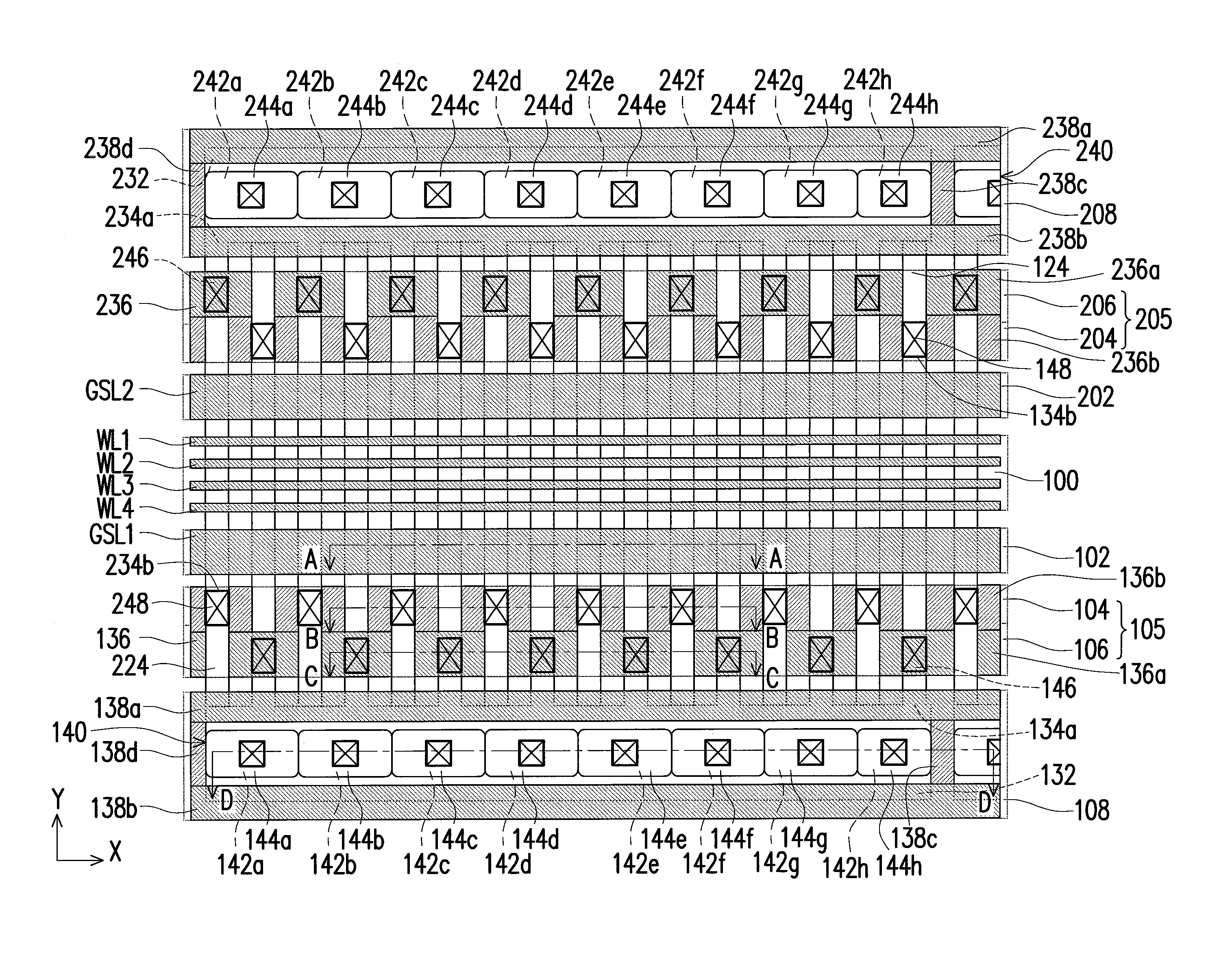 Three-dimensional memory and method of forming the same