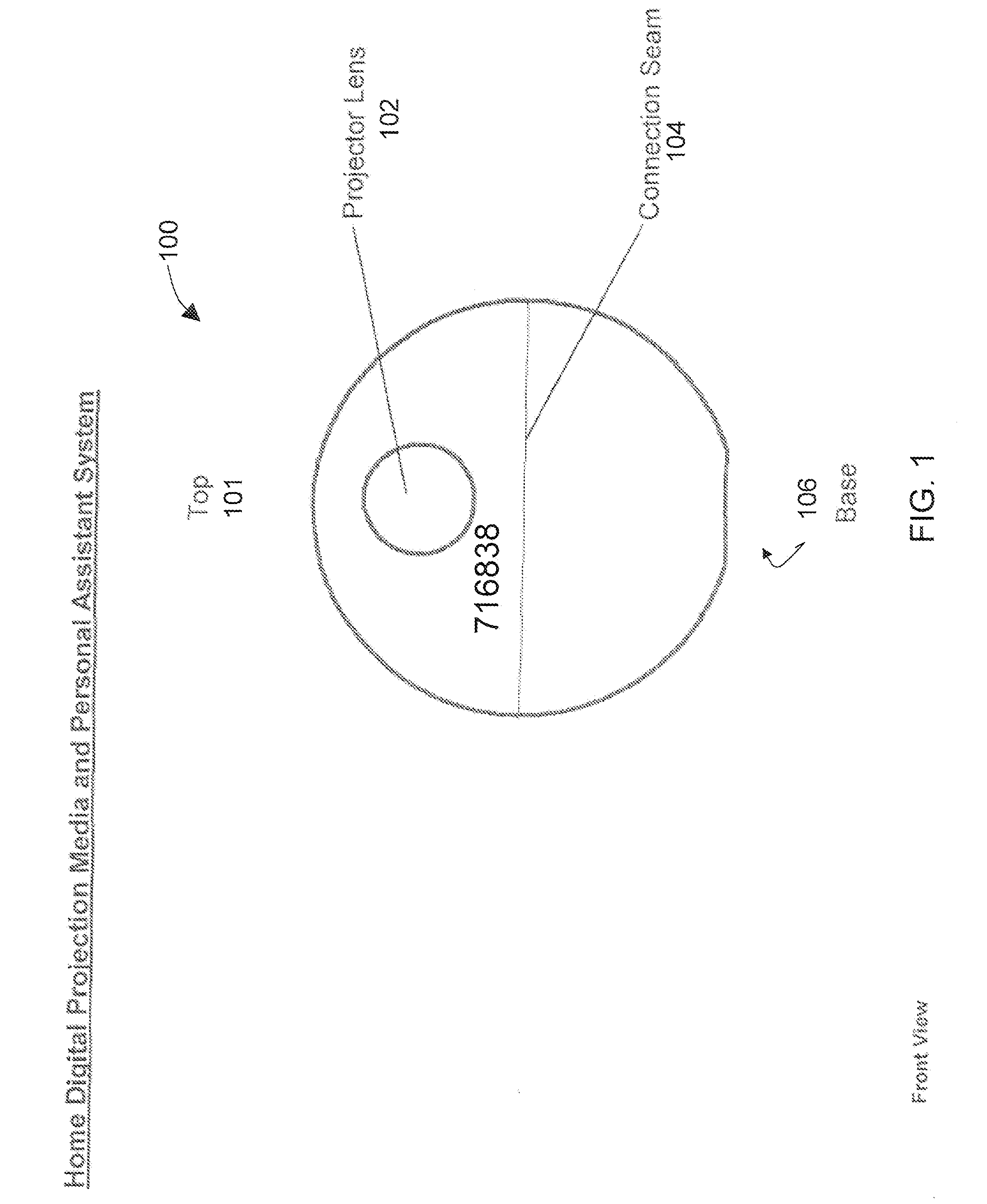 Integrated digital media projection and personal digital data processing system
