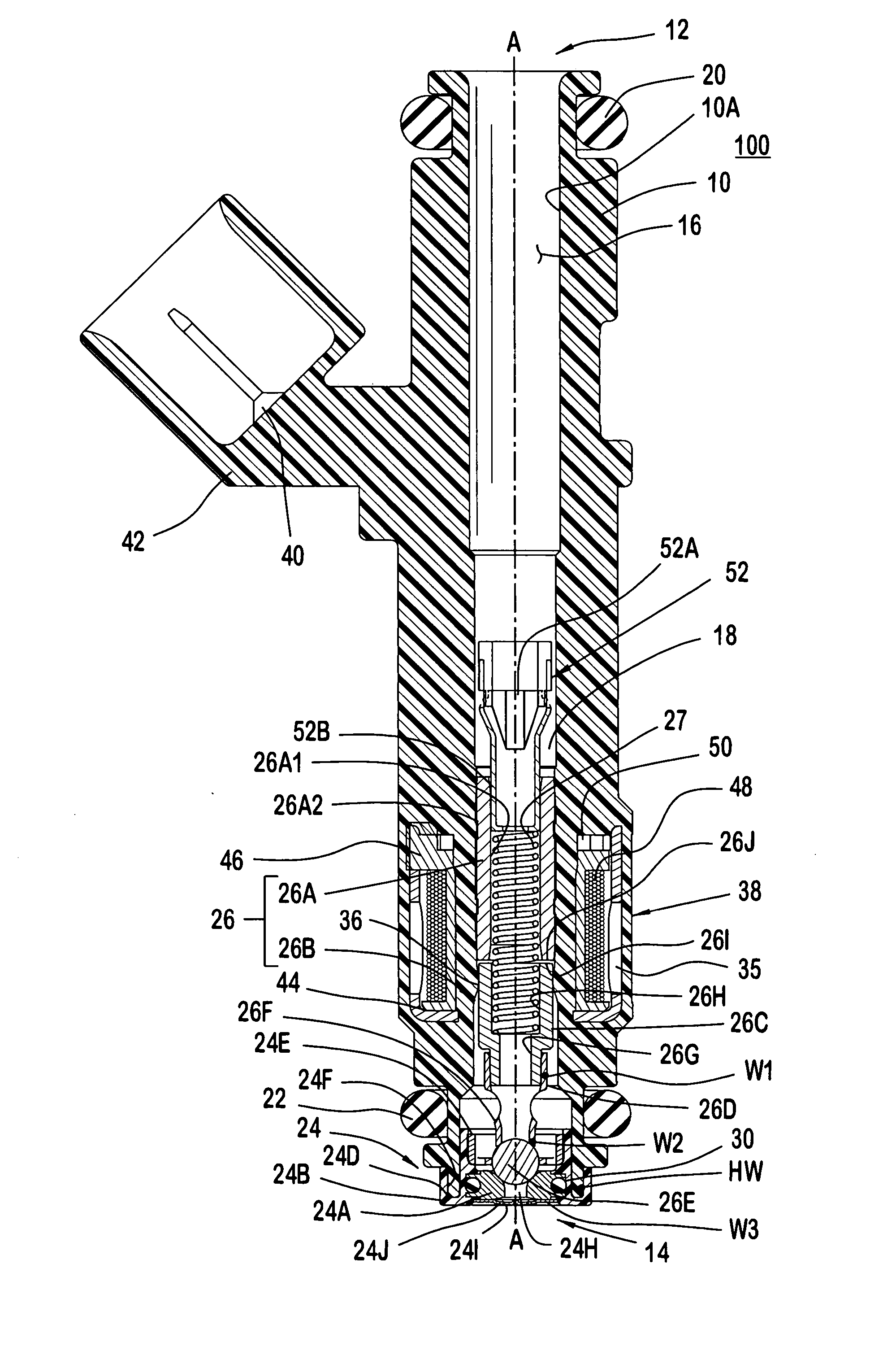 Method of manufacturing a polymeric bodied fuel injector