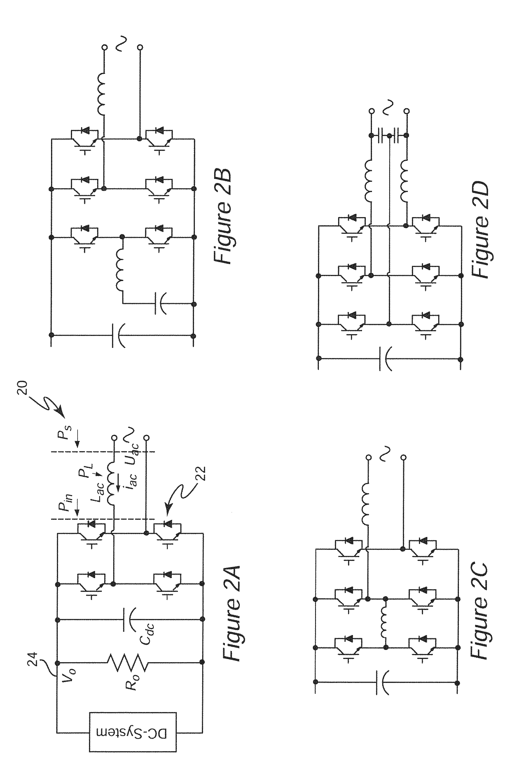 Two-stage single phase bi-directional PWM power converter with DC link capacitor reduction