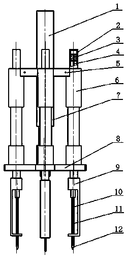 Automatic tray seedling picking and releasing device with movable finger and automatic tray seedling picking and releasing method