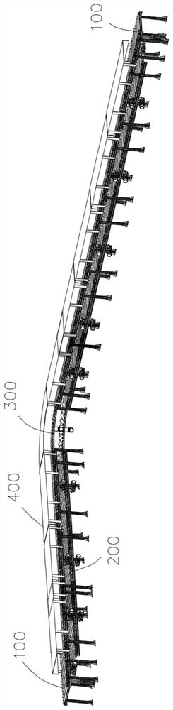 Logistics rotary production line