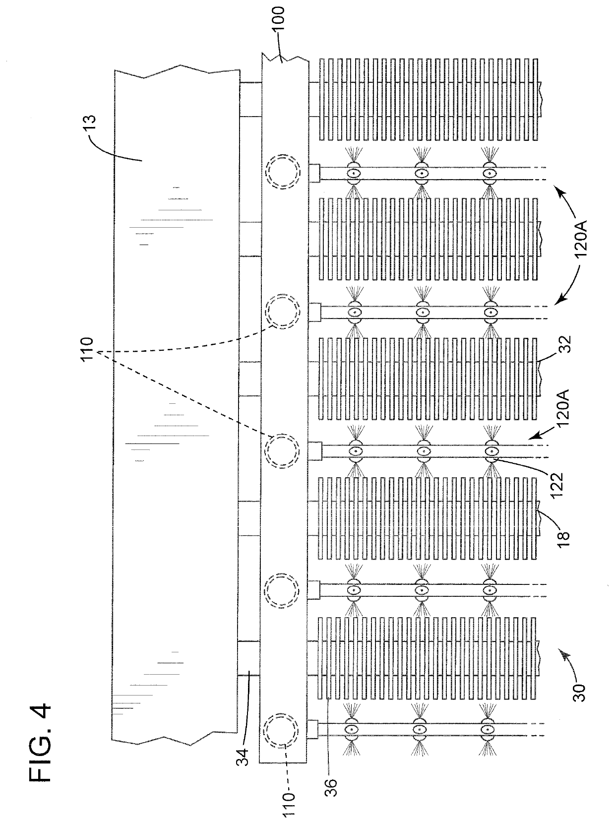 Air- cooled heat exchanger cleaning and temperature control apparatus and method