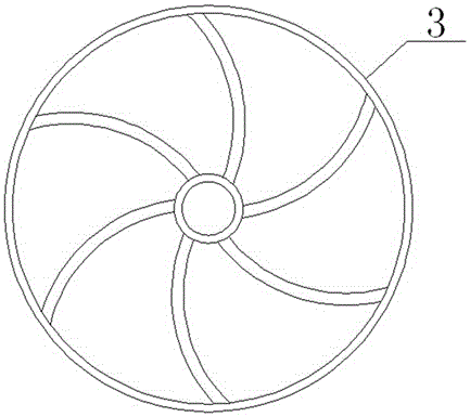 Domestic waste processor provided with a spiral cutter