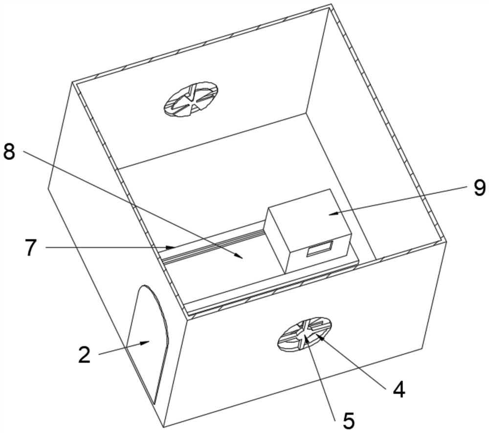 Temperature increasing device for desert steppe control test