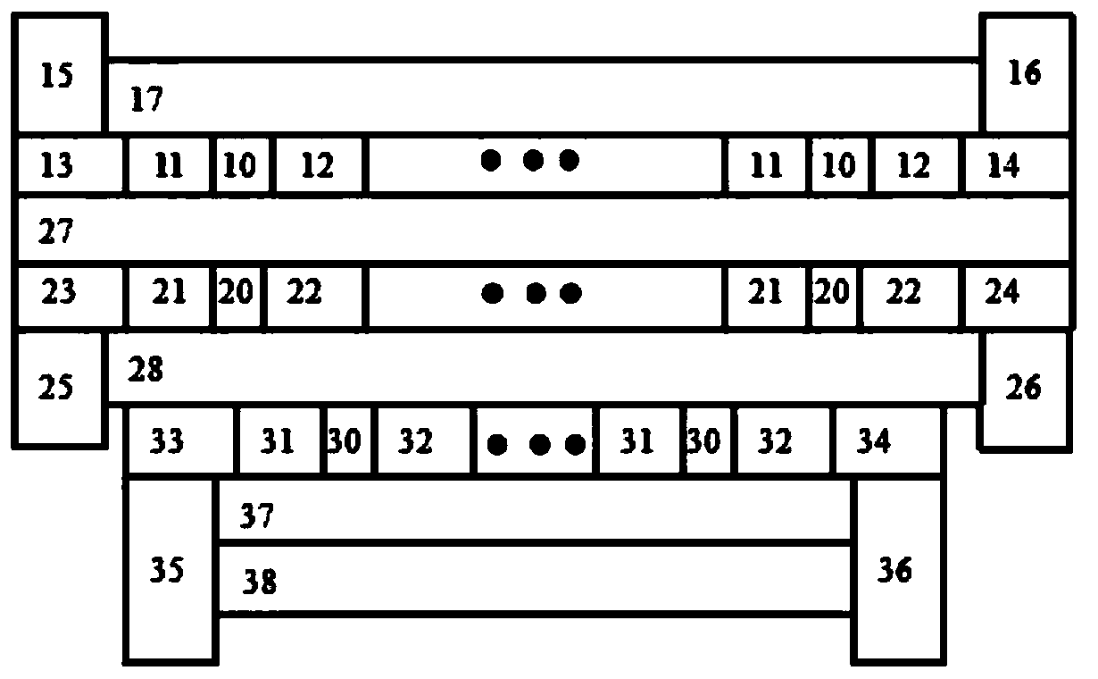 A kind of vertical tandem solar cell and its preparation method