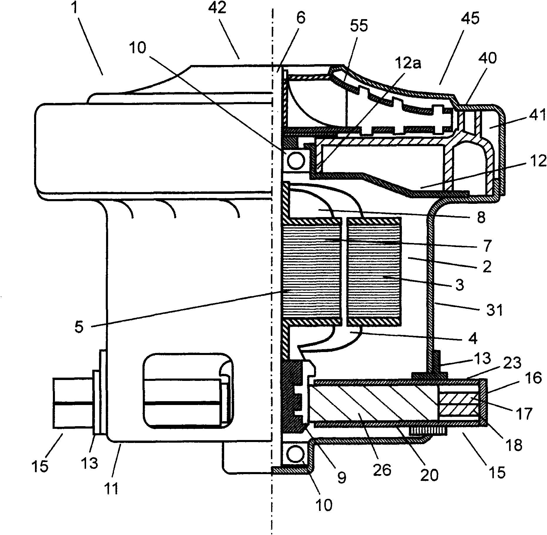 Electric blower and electric dust collector including the same