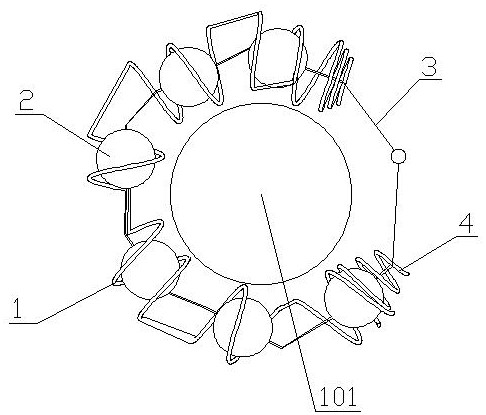 Vertebra interbody spring fusion cage