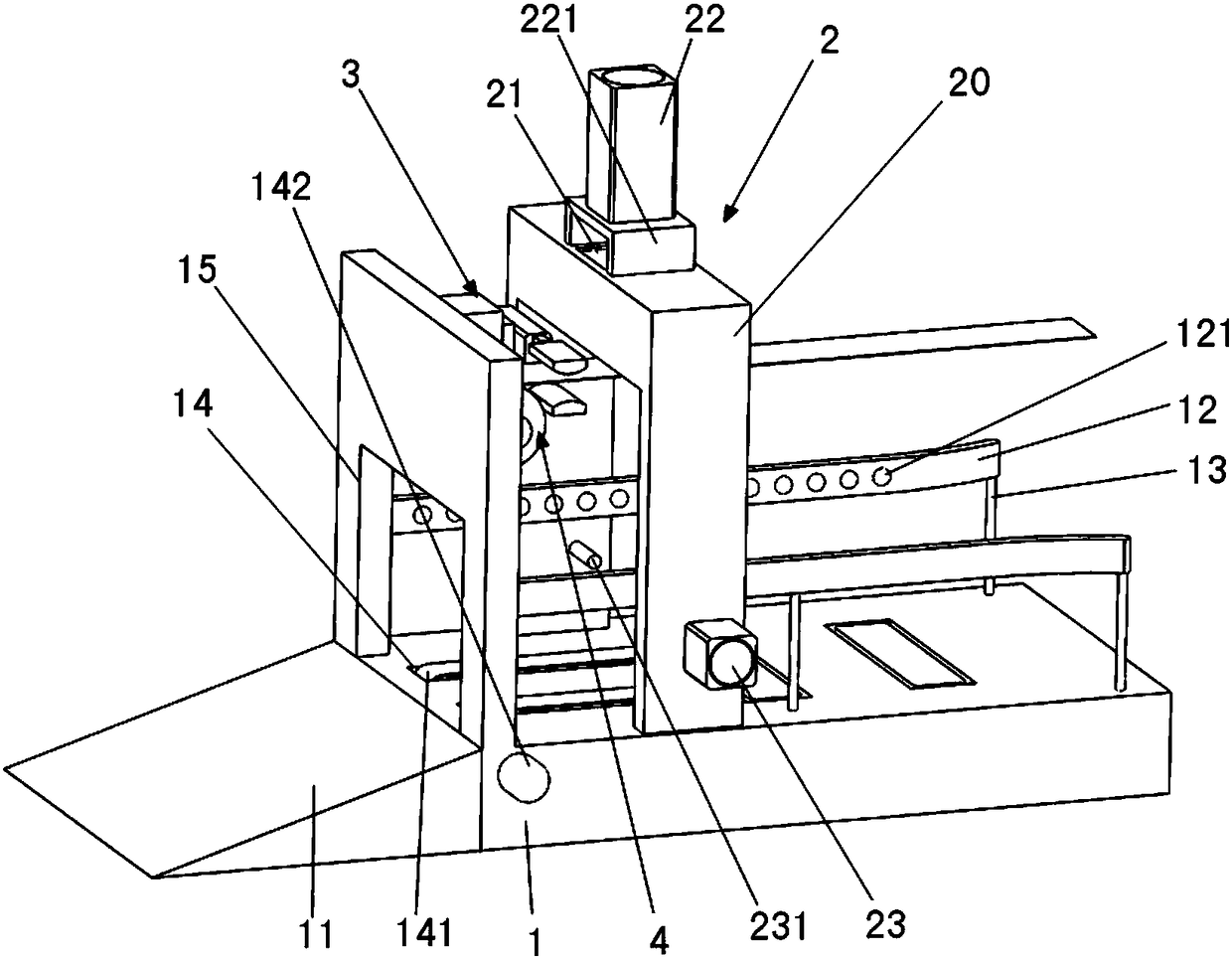 Semi-automatic corrugated carton sealing device