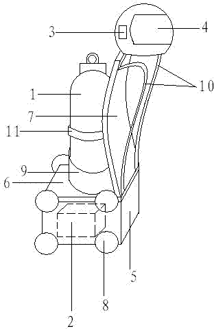 Novel portable fire extinguisher