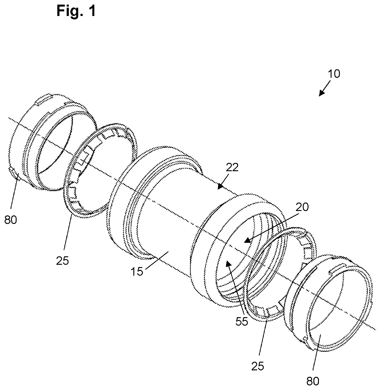 Electrical conduit fitting and assembly