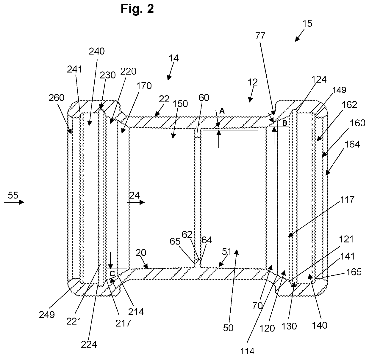 Electrical conduit fitting and assembly