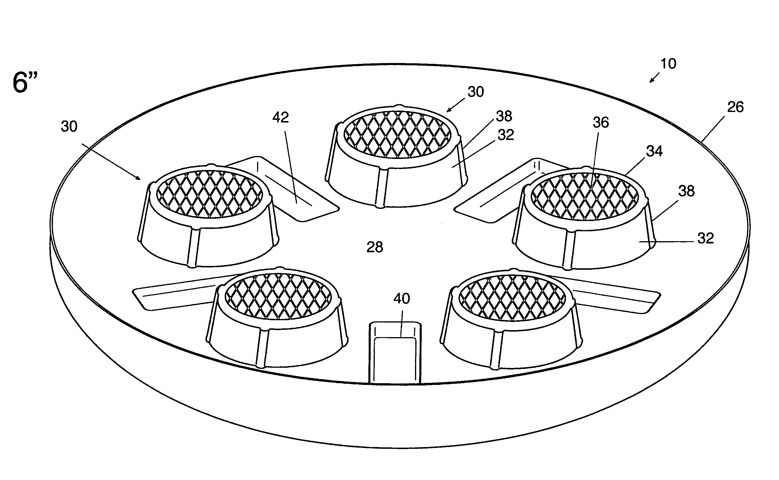 Root saving plant saucer