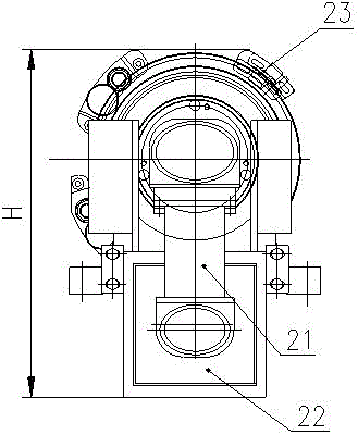 High-resolution and long-and-variable-focus airborne camera lens with automatic focusing and automatic dimming functions