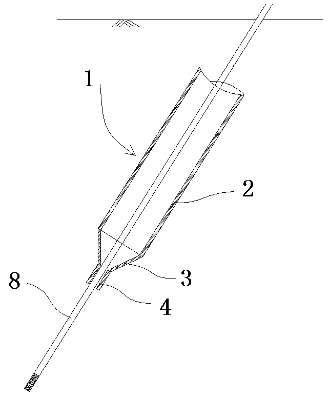 Construction method for improving bearing capacity of inclined steel pipe pile