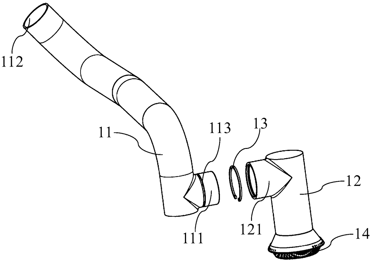 Engine oil filter strainer assembly for engine and engine