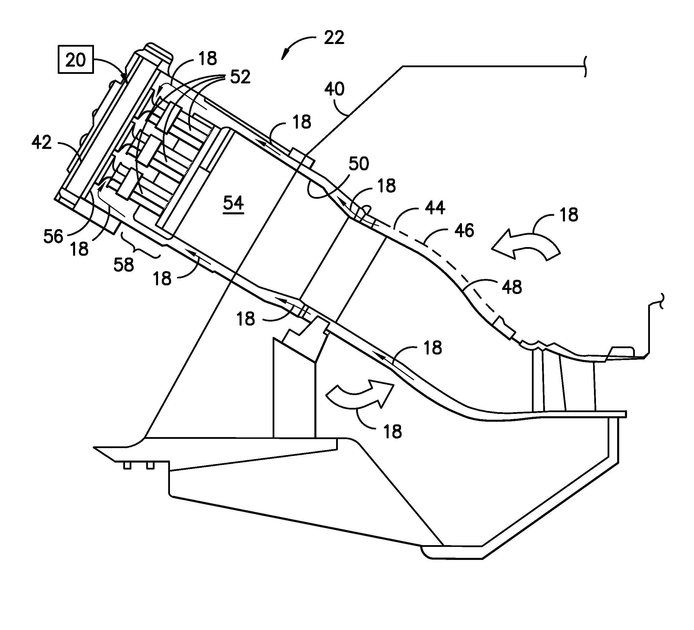 Fuel nozzle for a combustor of a gas turbine engine