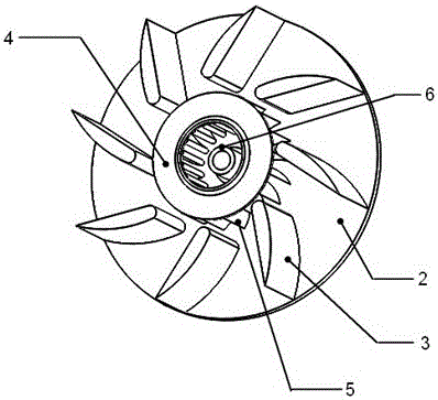 Centrifugal fan device remotely controlled with Bluetooth and with blades adjustable