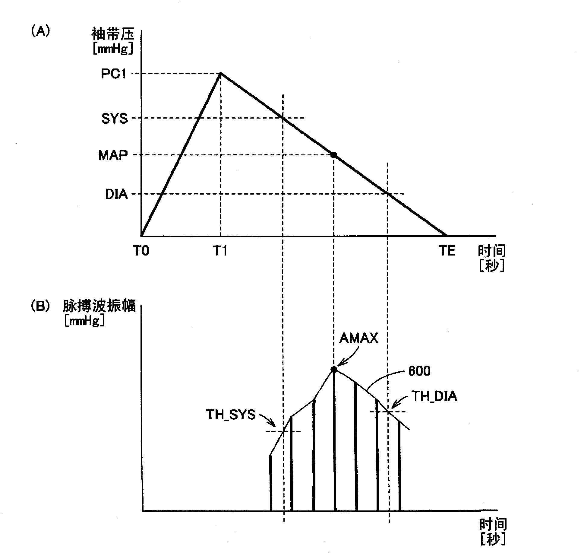 Blood pressure information display device, blood pressure information display system, blood pressure information display method, and recording medium on which blood pressure information display program is recorded