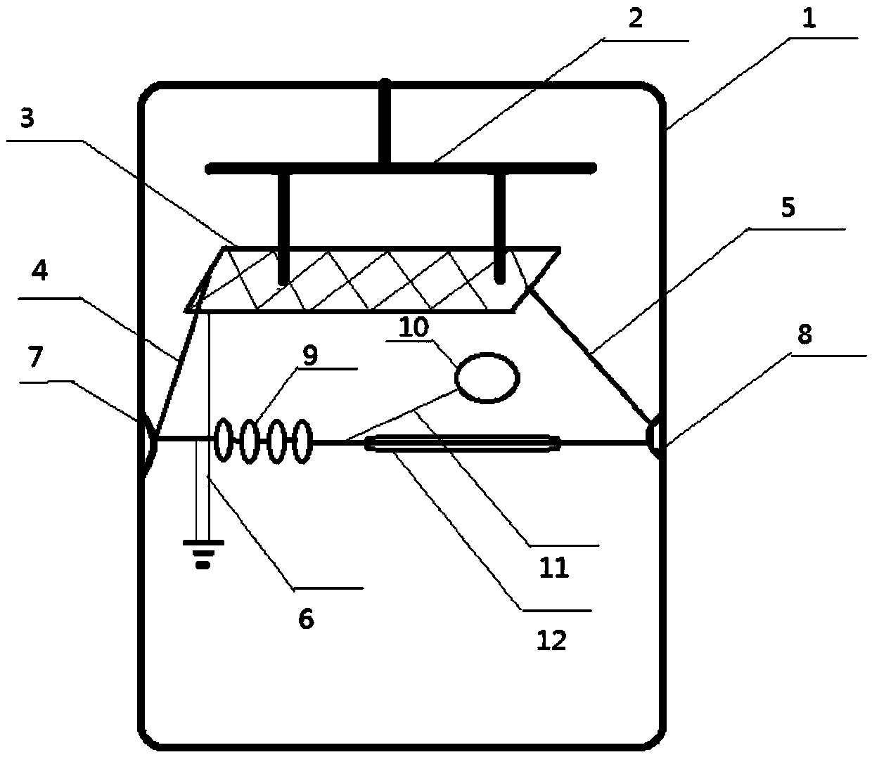 An insulator string test device