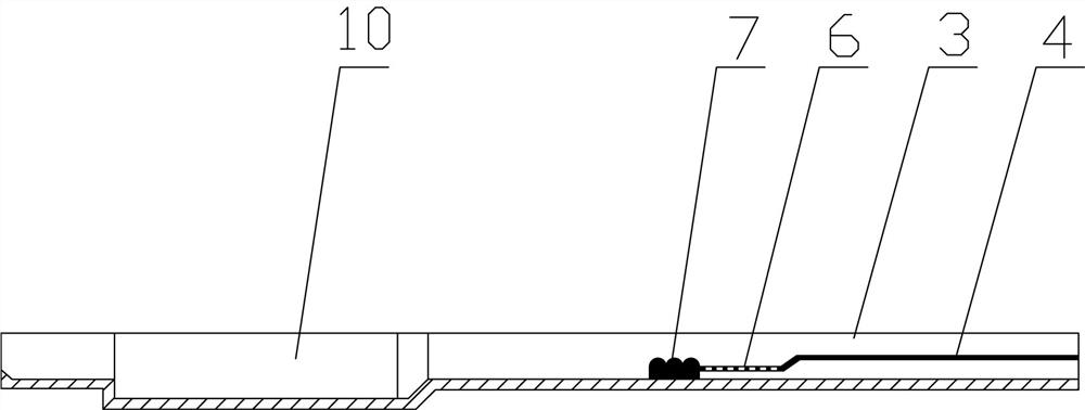 Double-layer energy dissipation and sand collection channel and method