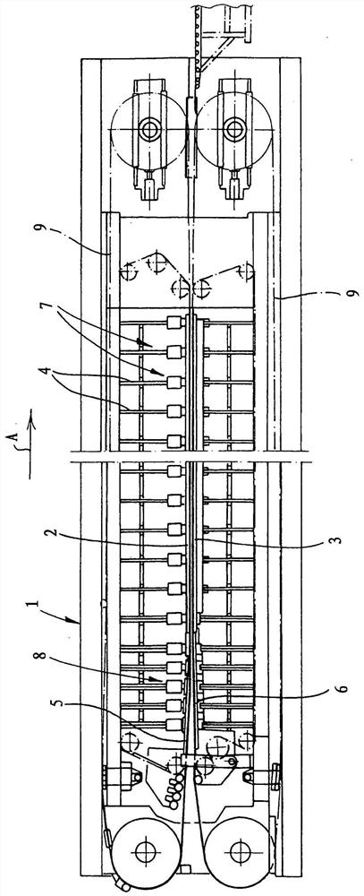 Method for extruding a mat of pressed material