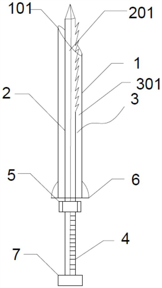 Cutting saw blade mechanism for percutaneous puncture drainage