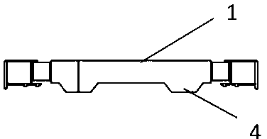 Composite track board applied to magnetic levitation line