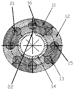 Embedded type shaft coupling structure