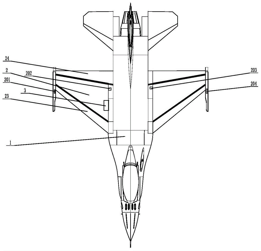 A kind of target drone flight control system and flight control method