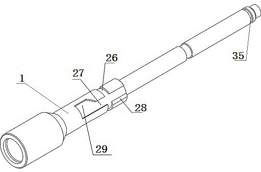 A variable-diameter stabilizer that can be controlled on the ground