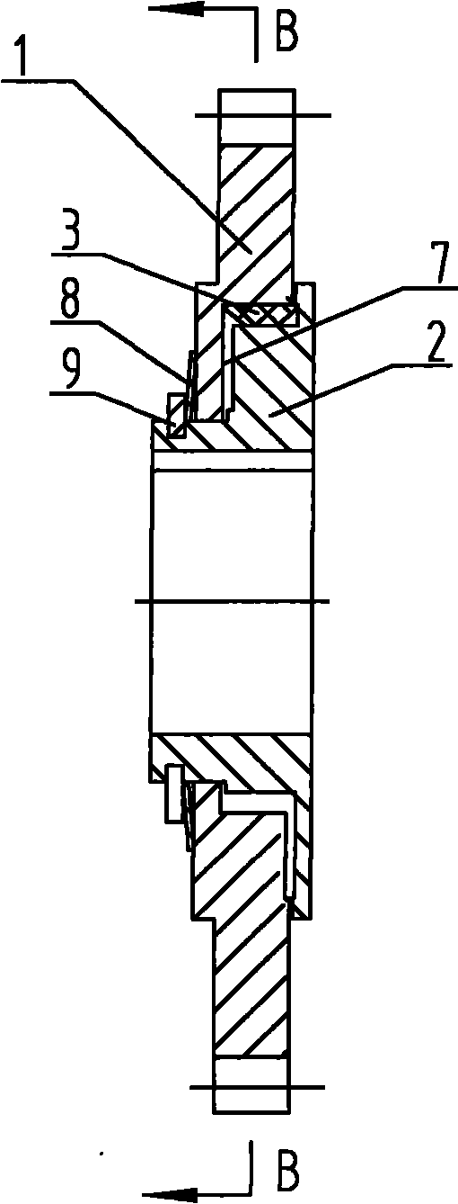 Driven gear of engine balance shaft