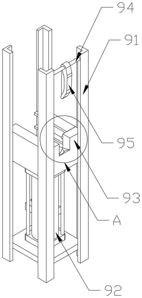 Circuit board edge grinding device with self-overturning function and using method thereof