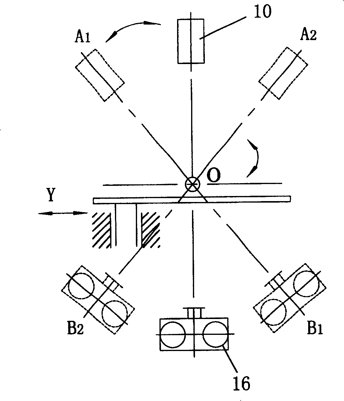 X-ray puncture positioning device and method for microtrauma operation