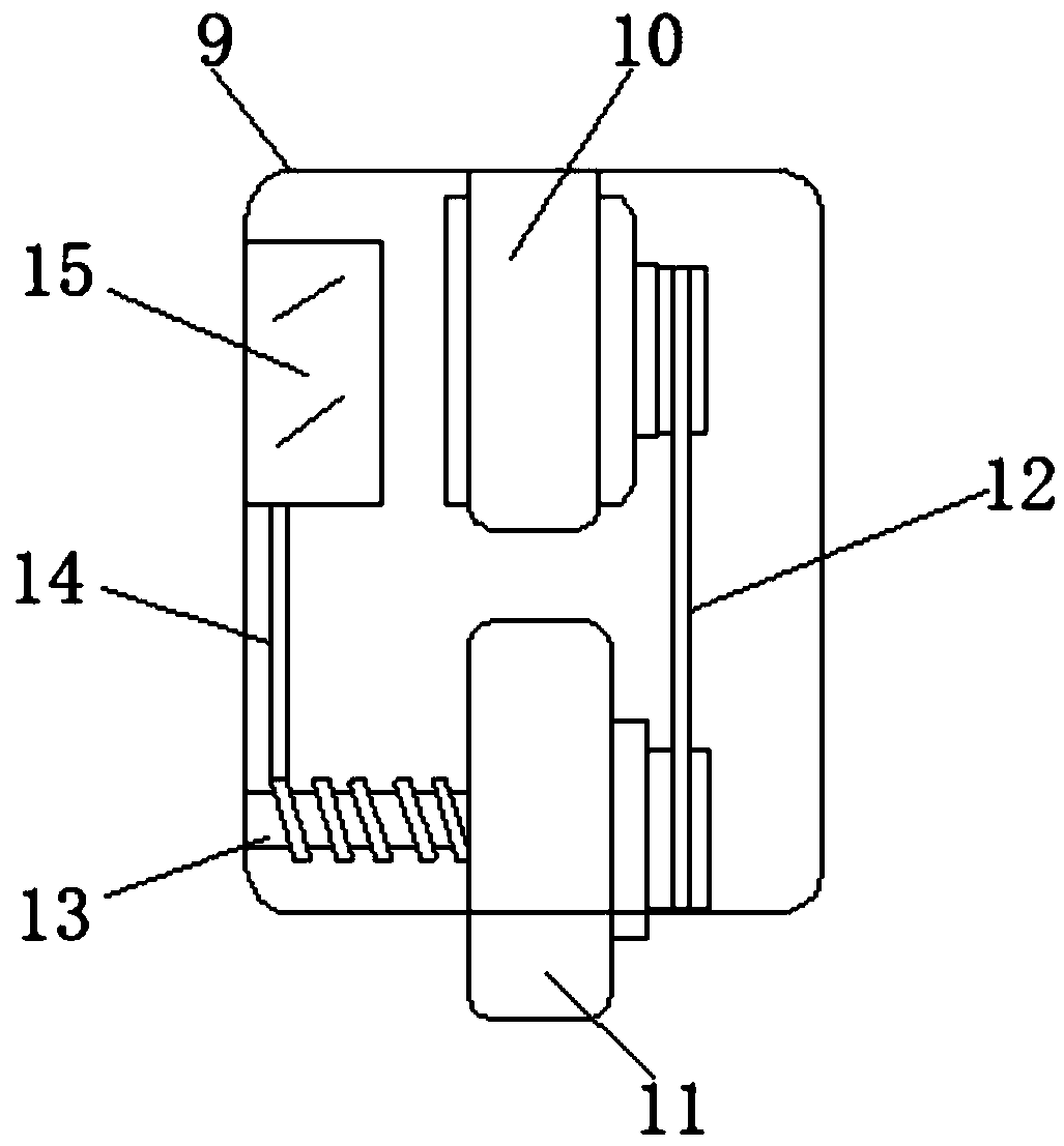 Metal grinding device used for processing metal and capable of automatically driving and conveniently adjusting size