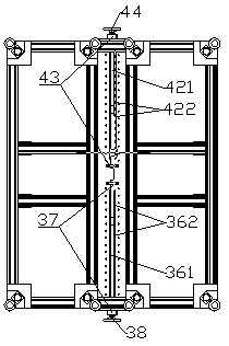 Impact strength testing machine for axillary crutch