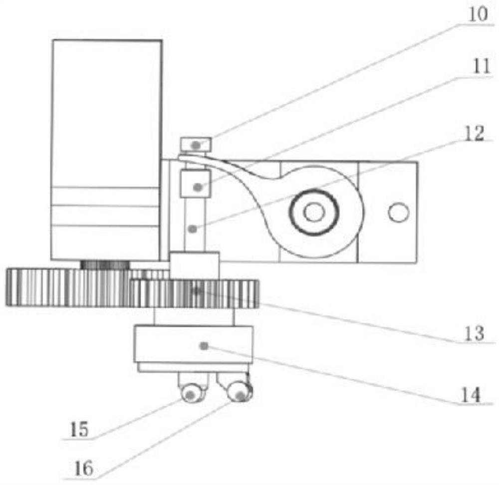 Bionic quadruped robot with single-axis two-degree-of-freedom structure