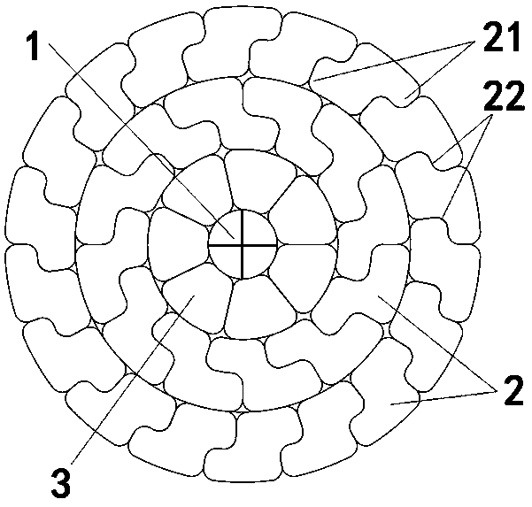 Long stator winding cable for magnetic levitation rail transit