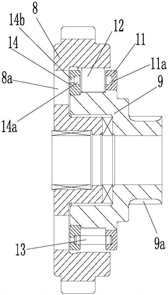 Double-cone friction transmission self-adaptive automatic variable speed spindle assembly