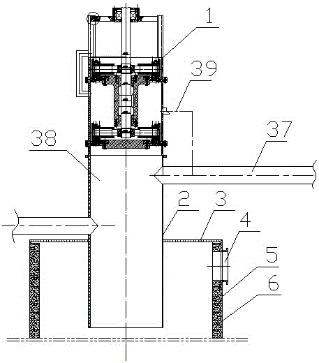 Dry distillation device and dry distillation method of preparing granular nitrogen-free hot gas from crushed bituminous coal and straw