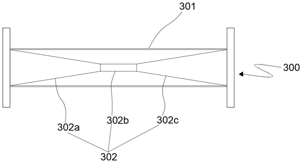 Venturi type high-speed cavitation water tunnel testing device