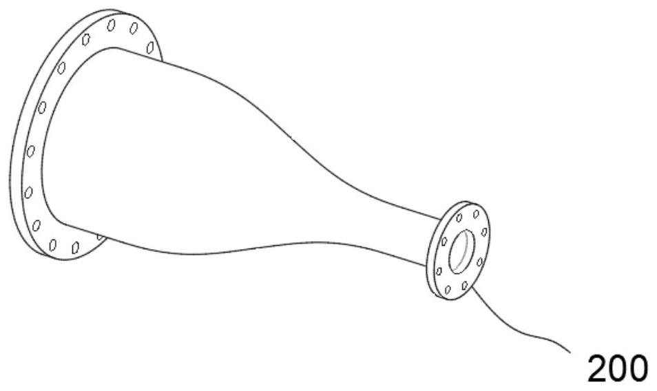 Venturi type high-speed cavitation water tunnel testing device